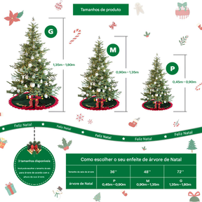 Tapete Acolchoado para Árvore de Natal – Bethlehem Peace