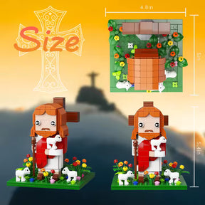 Natal em Blocos - Lego jesus - Presépio de Natal | 324 Peças - Promoção de Natal