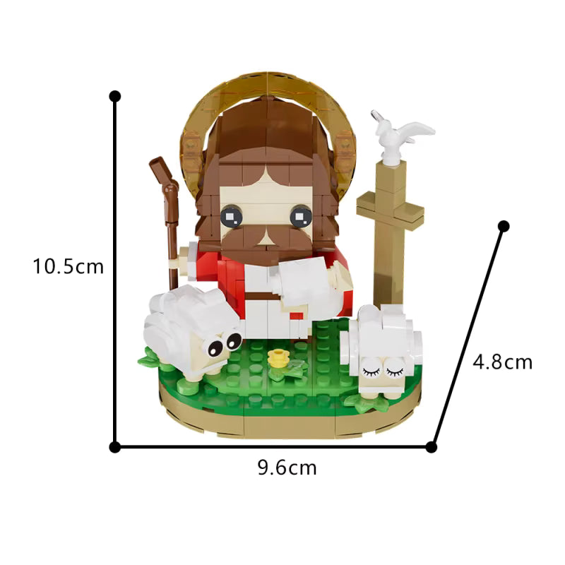 Natal em Blocos - Lego jesus - Presépio de Natal | 324 Peças - Promoção de Natal